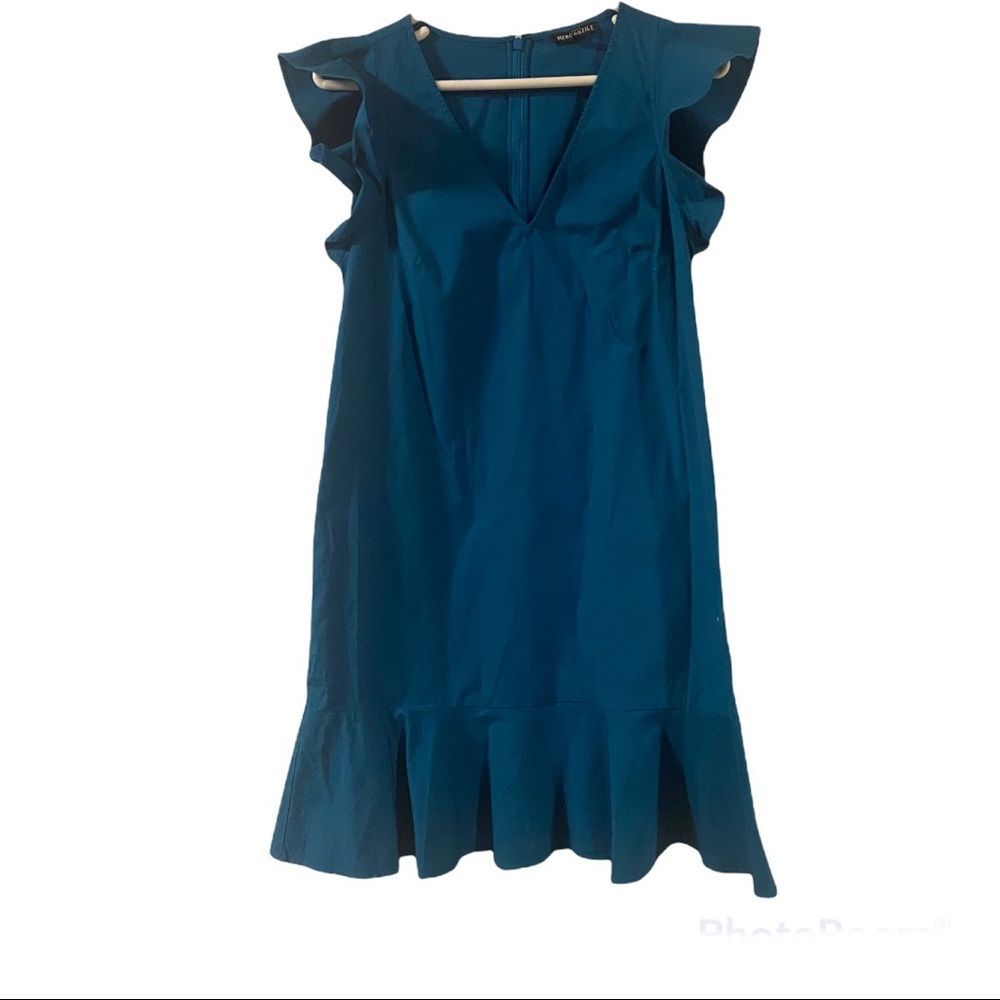 J Crew Mercantile Emerald Green Dress sz 4